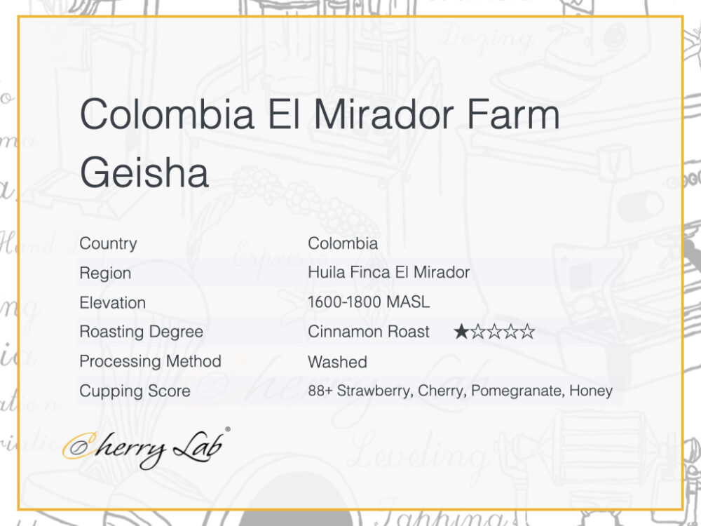 Colombia El Mirador Farm Geisha 2 7