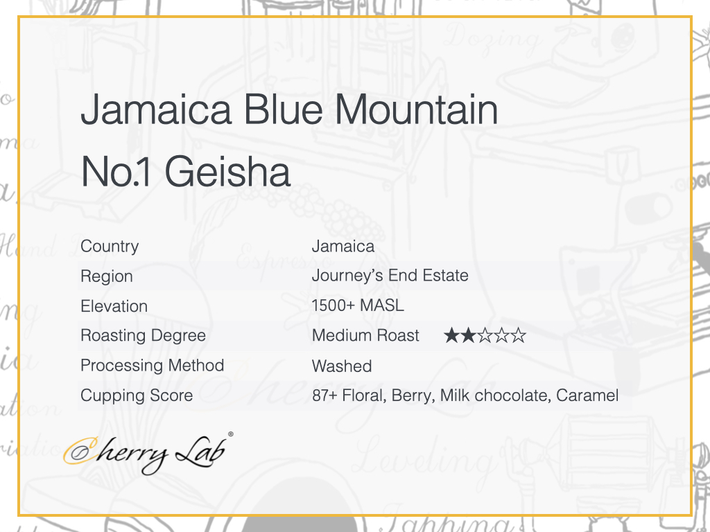 Jamaica Blue Mountain No.1 Geisha Brew