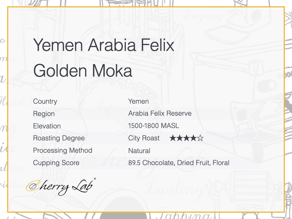 Yemen Arabia Felix Golden Moka Brew