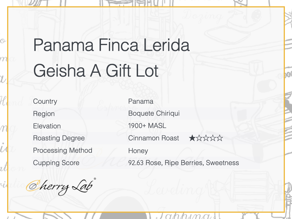 Panama Finca Lerida Geisha A Gift Lot